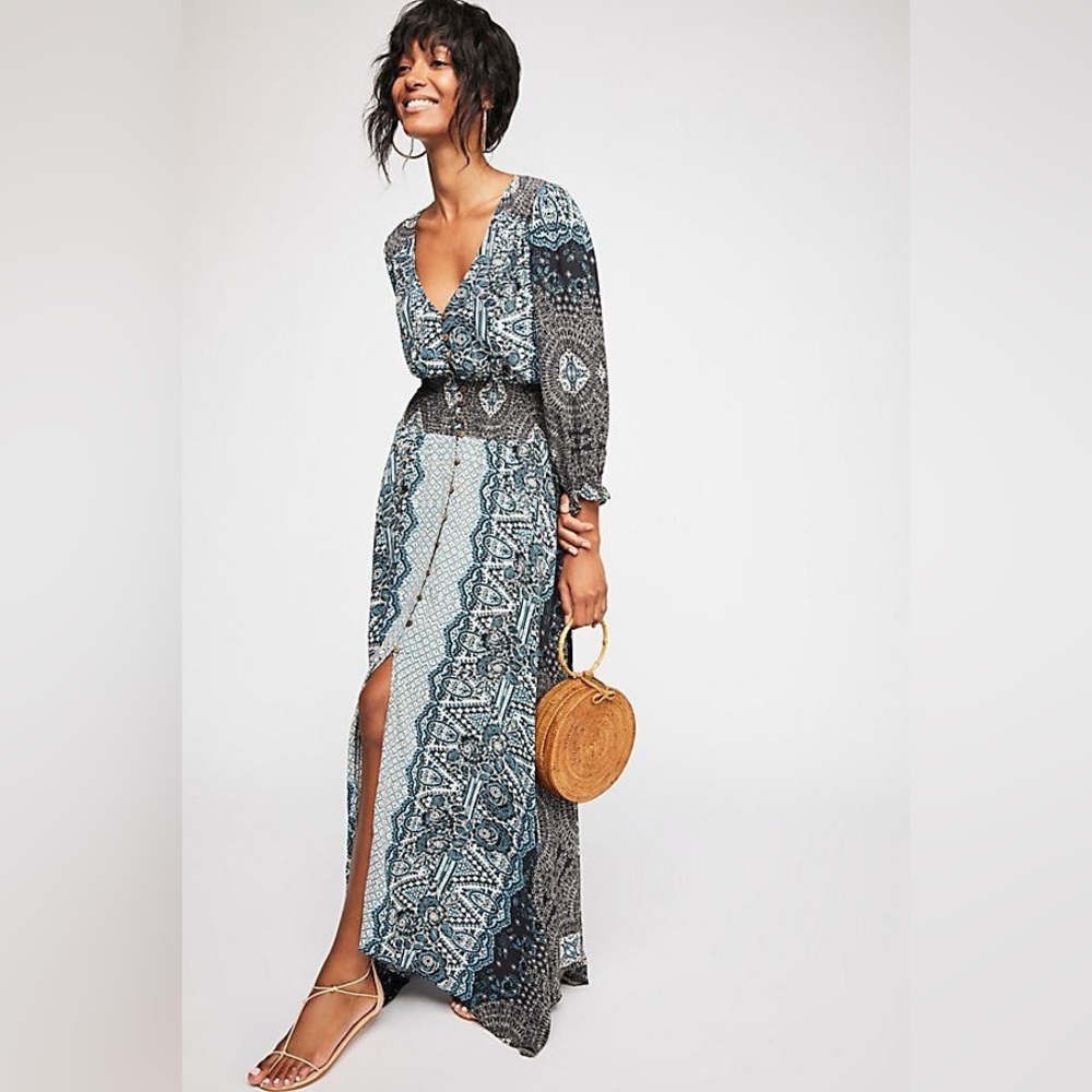 Free People Mexicali Rose Maxi Size XS